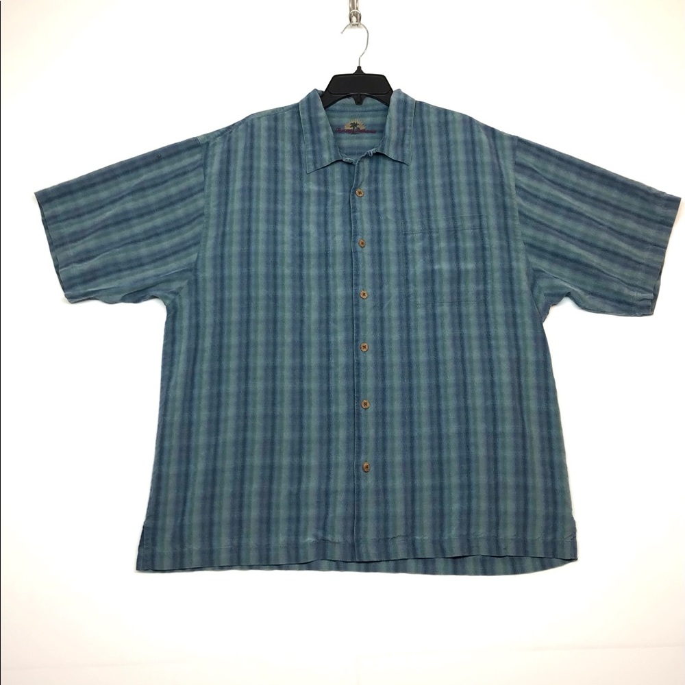 Tommy Baham Hawaiian Camp button down shirt XL